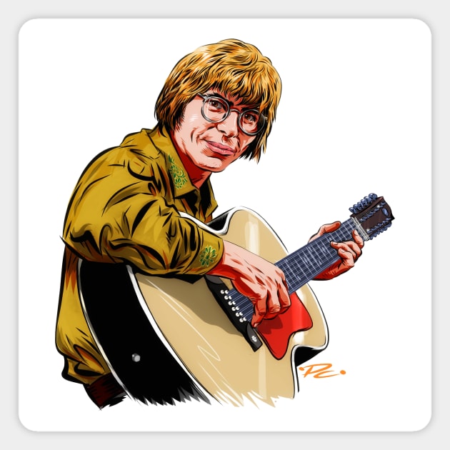 John Denver - An illustration by Paul Cemmick Magnet by PLAYDIGITAL2020